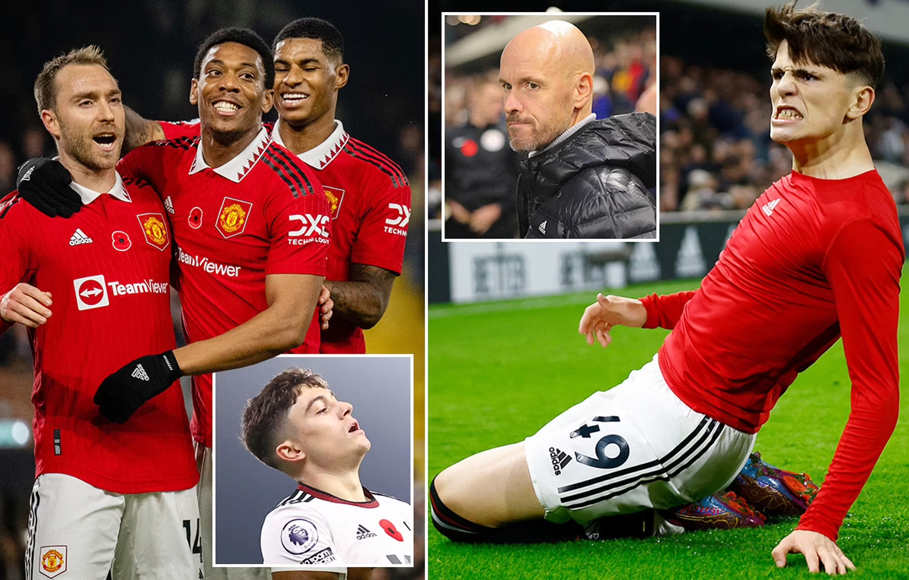 Vòng 16 Ngoại hạng Anh: MU thắng kịch tính Fulham